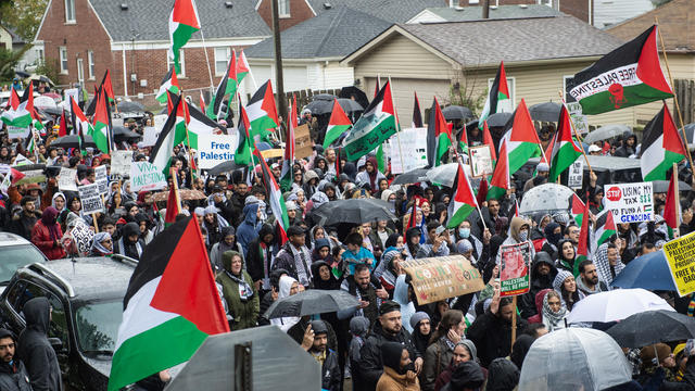 Demonstration Held In Support Of The People Of Palestine In Dearborn, Michigan 