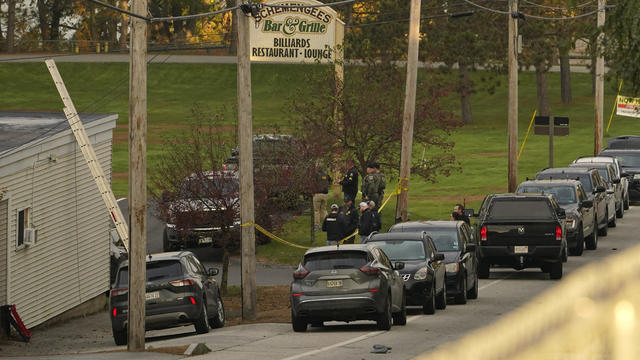 Maine Shooting - Police at scene 