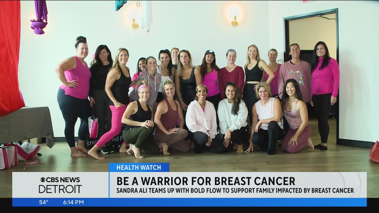 Yoga 'warrior' faced breast cancer head on