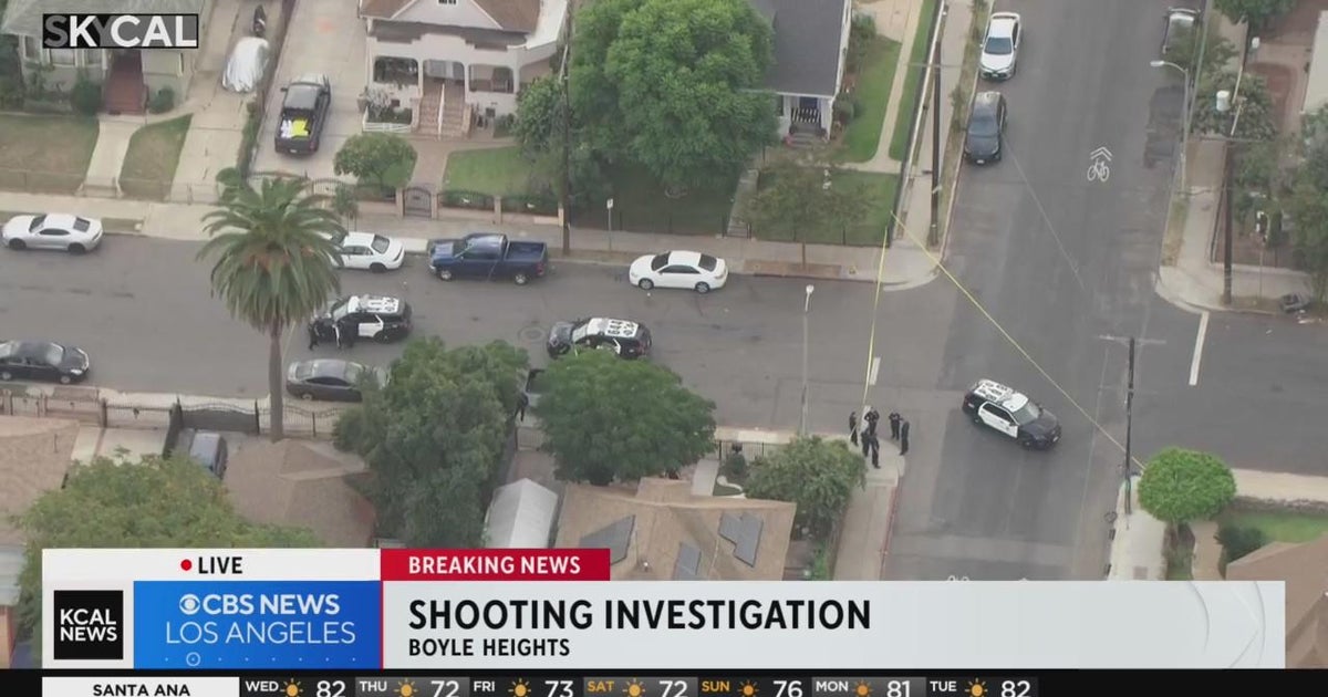 Man hospitalized after shooting in Boyle Heights - CBS Los Angeles