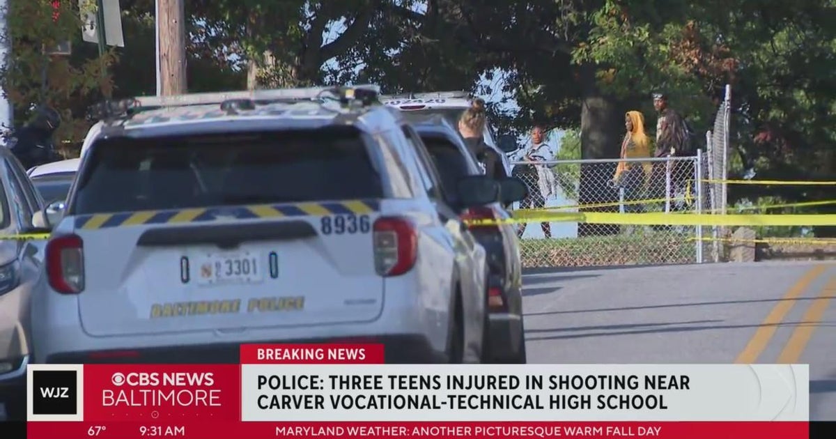 3 students injured in shooting near Baltimore's Carver Vocational