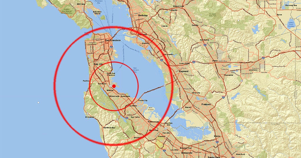 Magnitude 3.9 earthquake strikes near Millbrae south of San Francisco