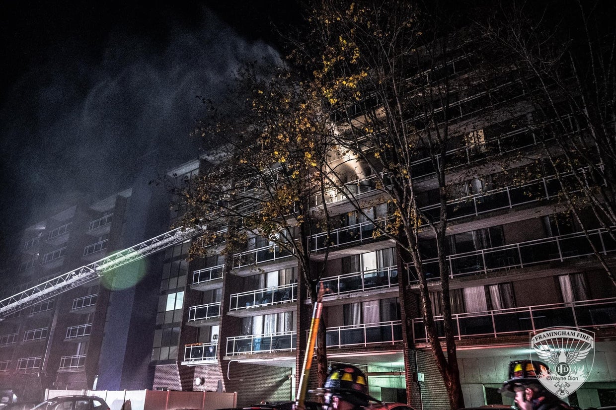 40 displaced after fire at apartment complex on Worcester Road in ...