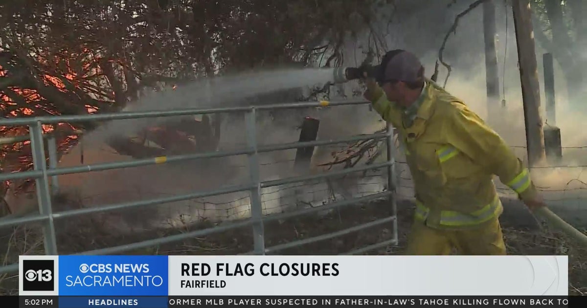 Parts of Fairfield closed over fire concerns