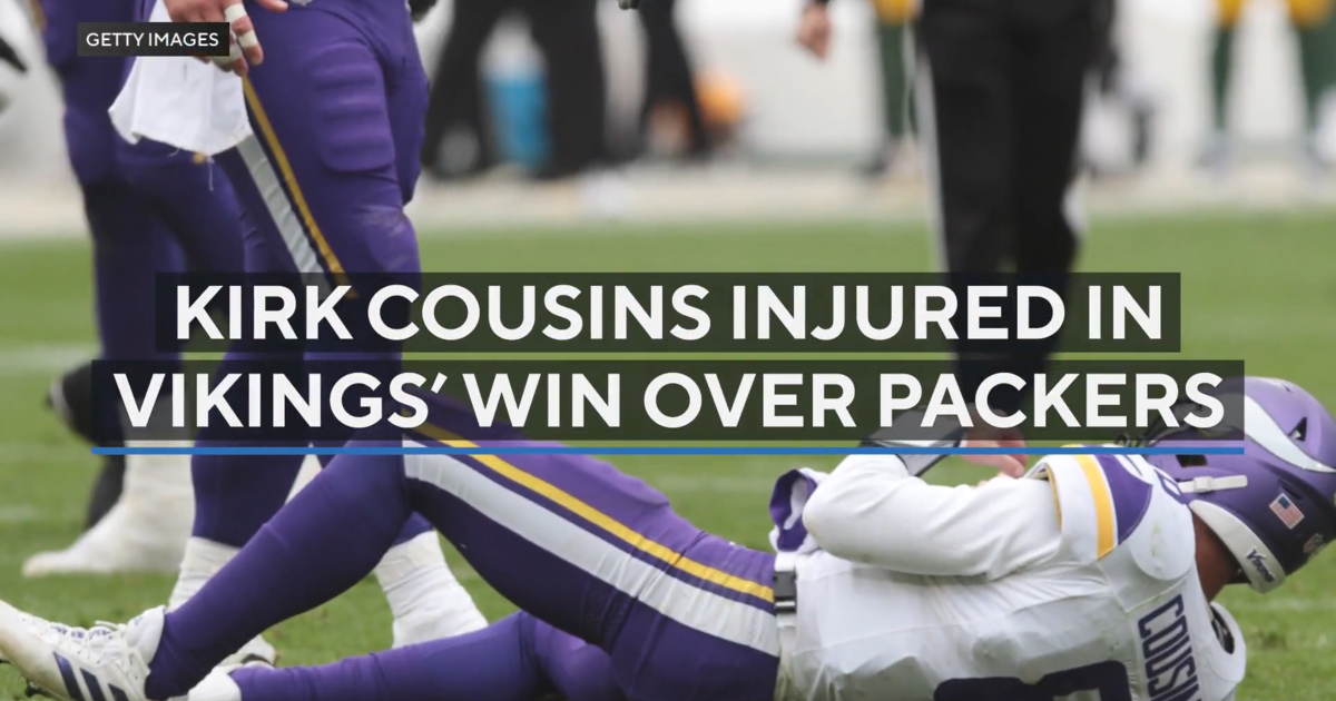 Kirk Cousins suffers serious injury in Vikings' win over Packers CBS