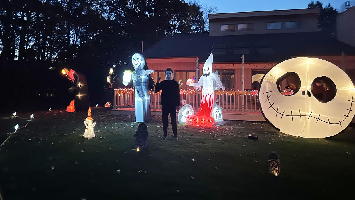 Acton teens turn home into Halloween graveyard to raise money for