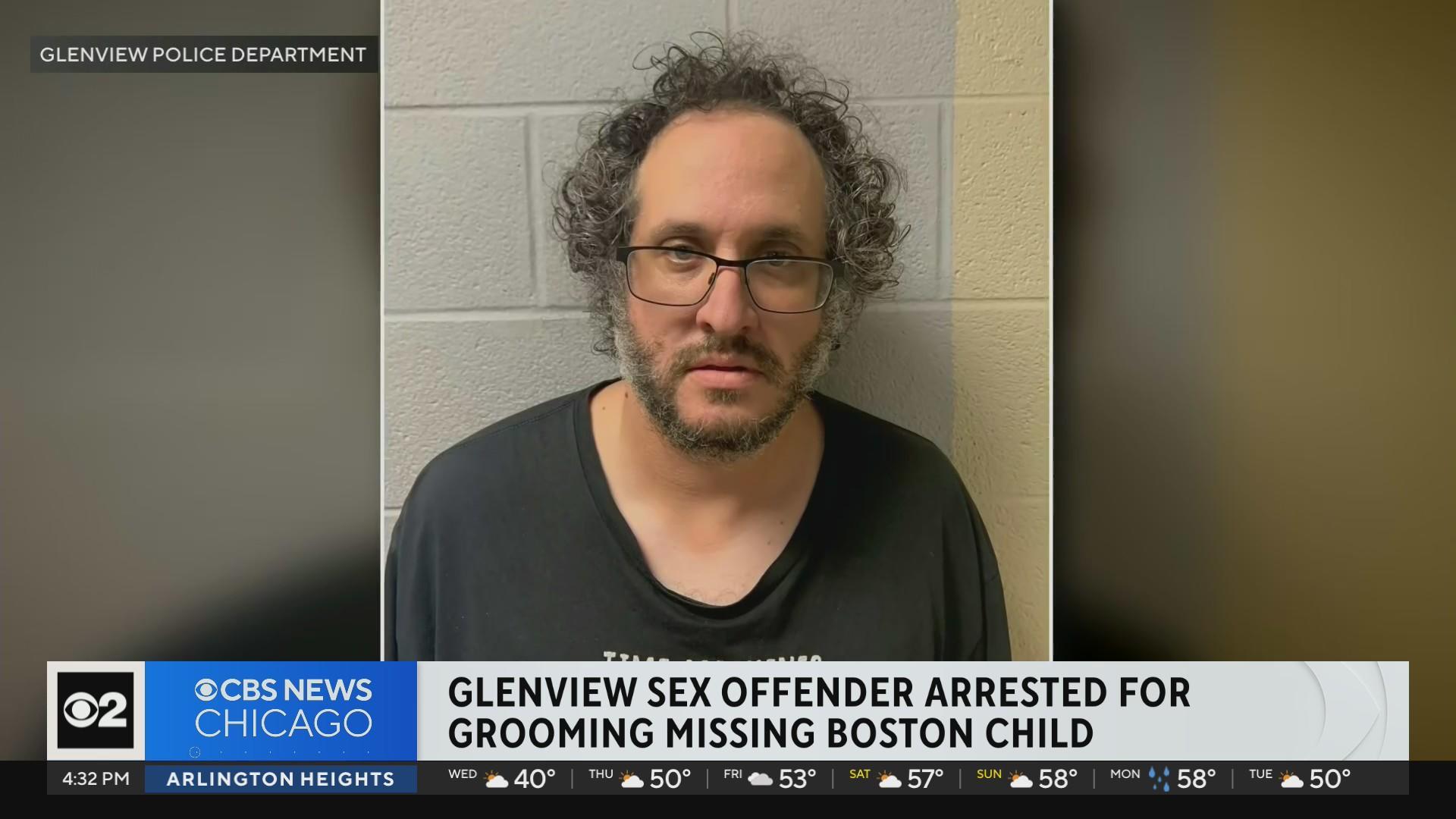 Glenview sex offender arrested for grooming missing Boston girl