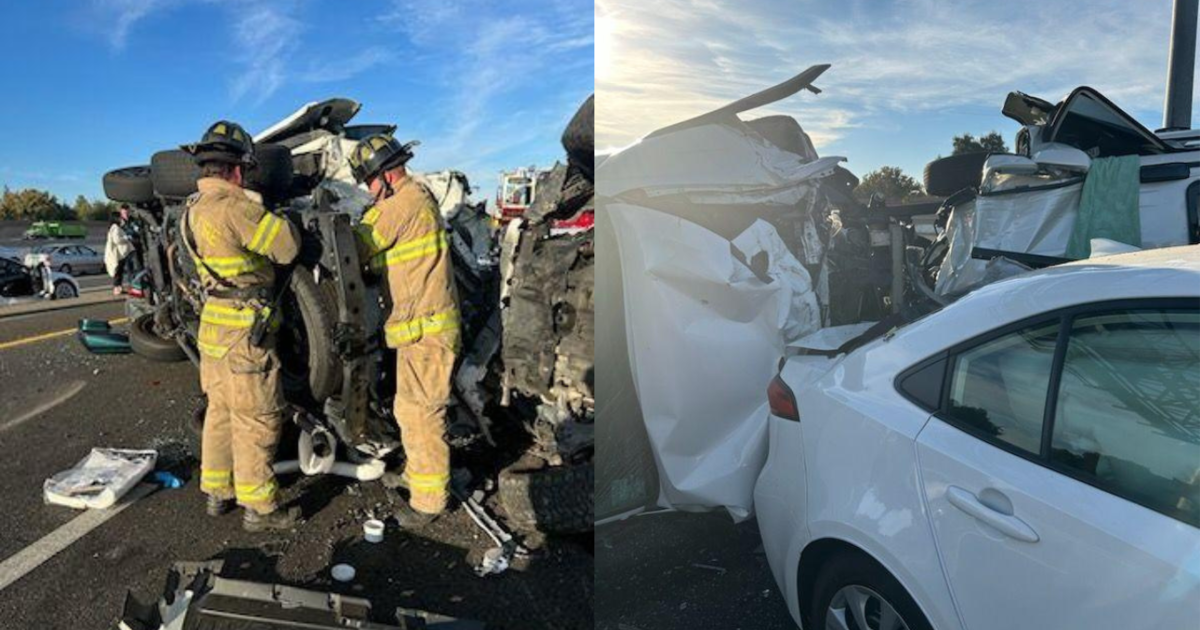 1 Injured In Crash Involving 7 Vehicles On Sacramento-area Highway ...