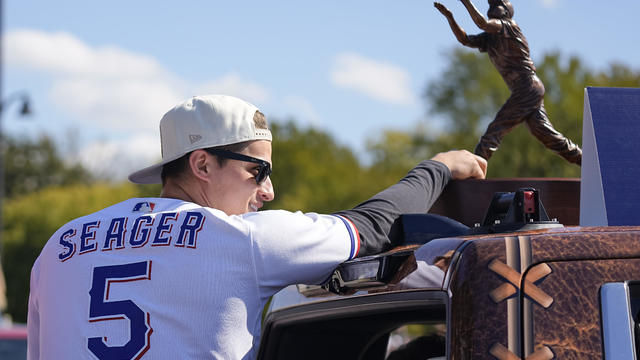 Corey Seager, Texas Rangers Victory Parade 