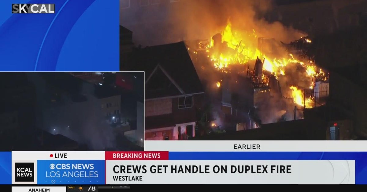 Man critically burned in Westlake house fire - CBS Los Angeles