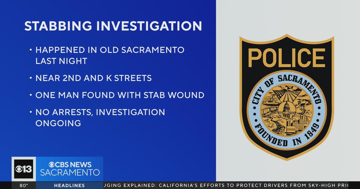 Man stabbed Friday night in Old Sacramento expected to survive