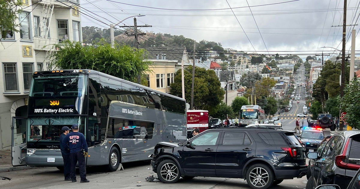 Google commuter bus plows into multiple vehicles near San Francisco's ...