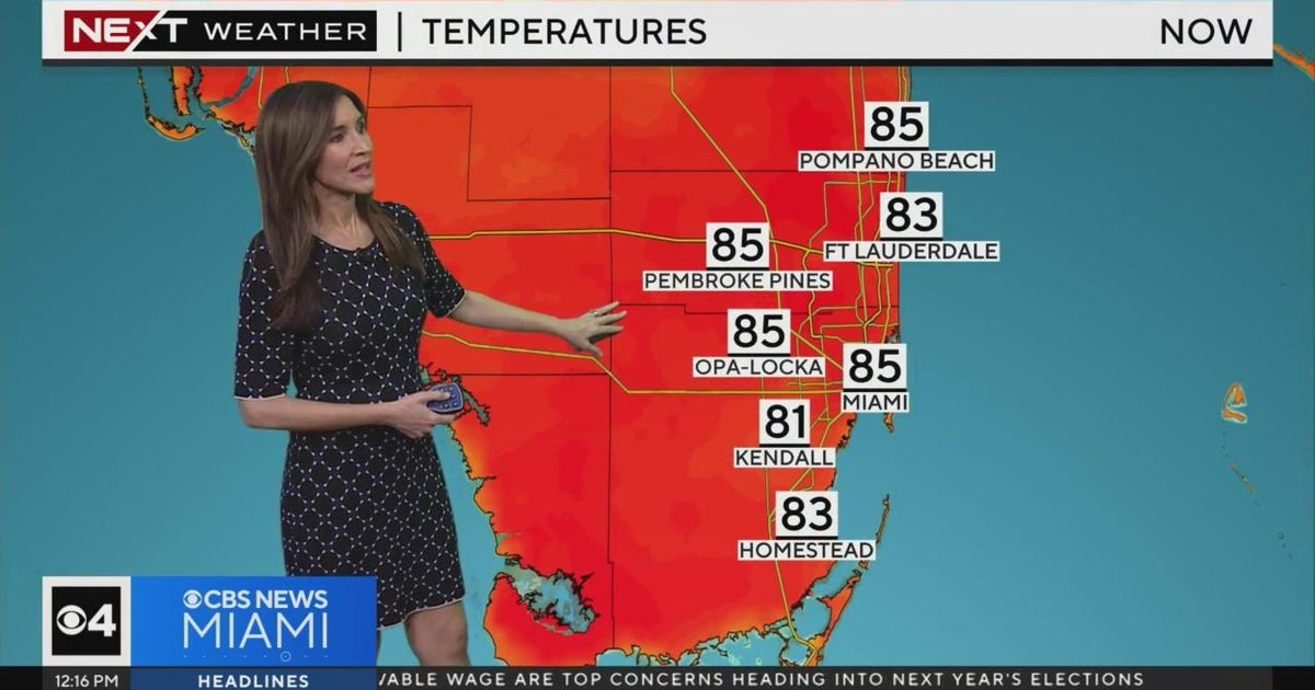 Miami Weather for Tuesday 11/7/2023 12PM - CBS Miami