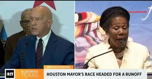 Houston mayor's race headed for a runoff CBS Texas