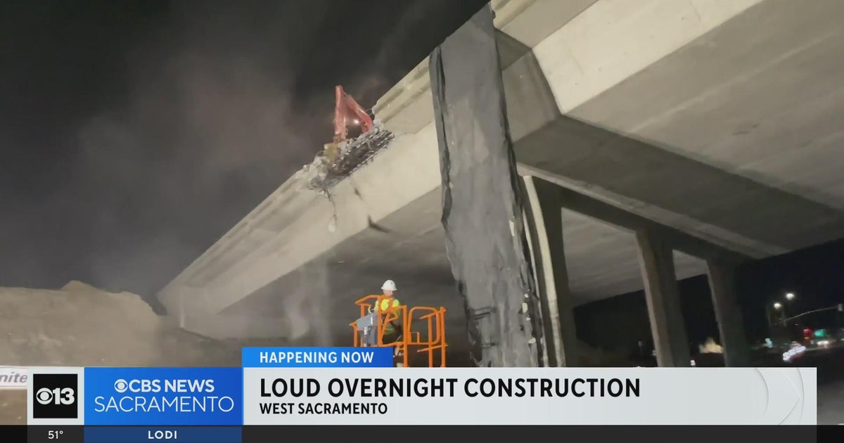 Loud overnight emergency repairs being done to I-80 in Yolo County