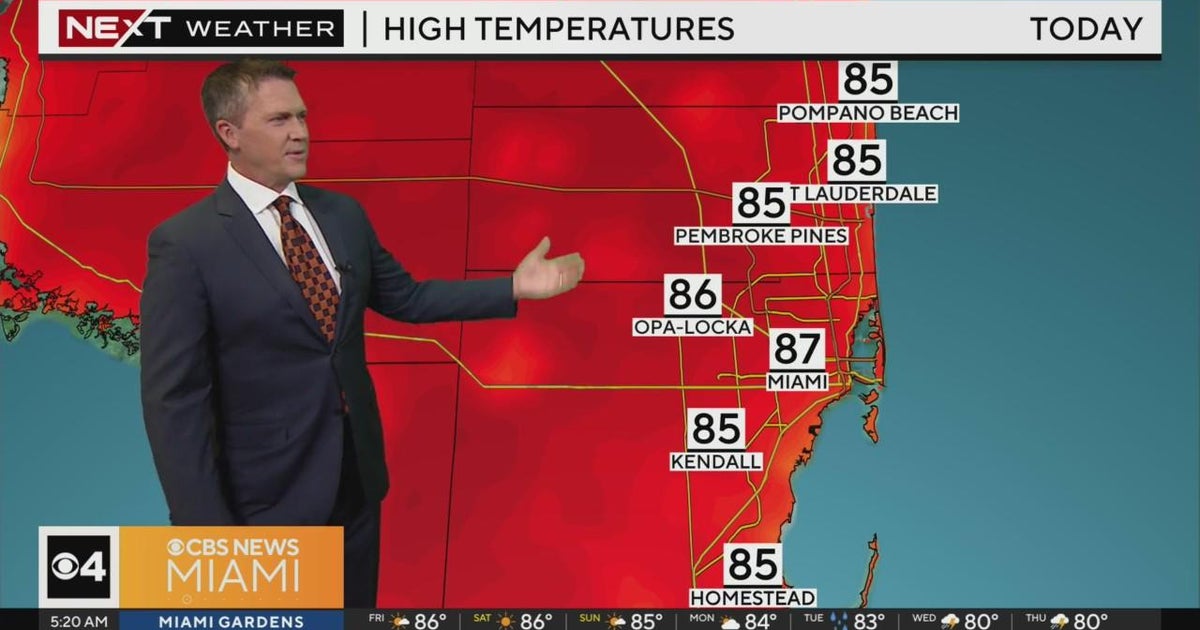 Miami Weather for Friday 11/10/2023 5AM - CBS Miami