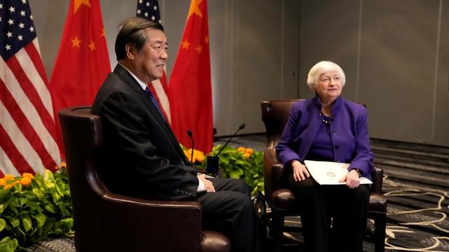 Chinese Vice Premier He Lifeng meets with Treasury Secretary Janet Yellen 