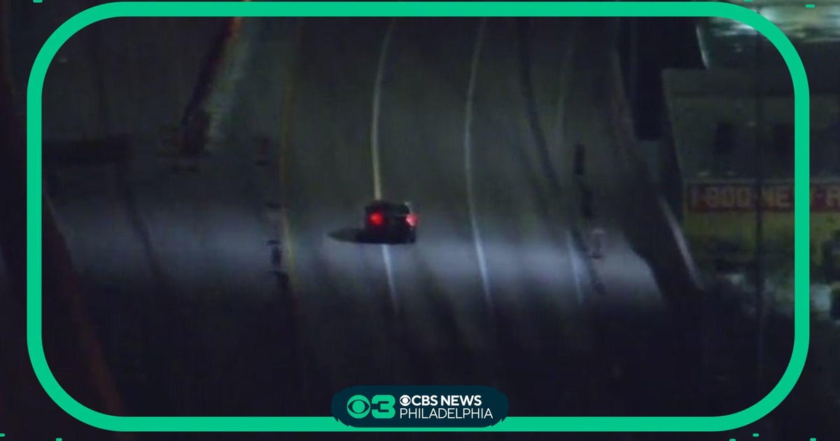 Suspect in custody after police chase on I-95 in Philadelphia - CBS ...