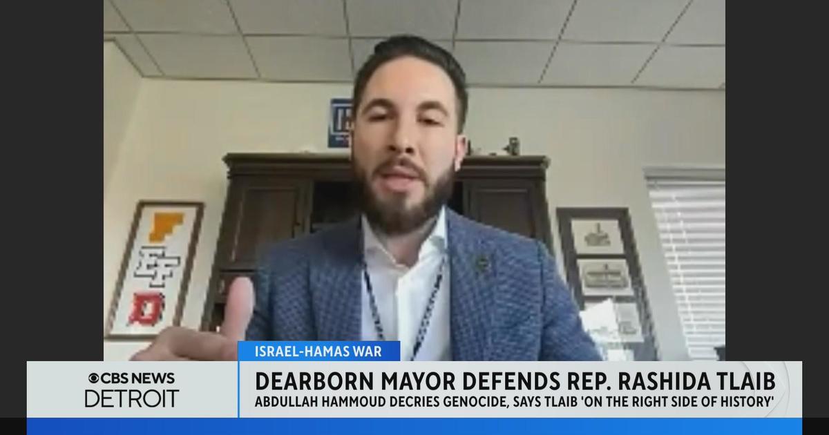 Dearborn Mayor Abdullah Hammoud defends Rep. Rashida Tlaib - CBS Detroit