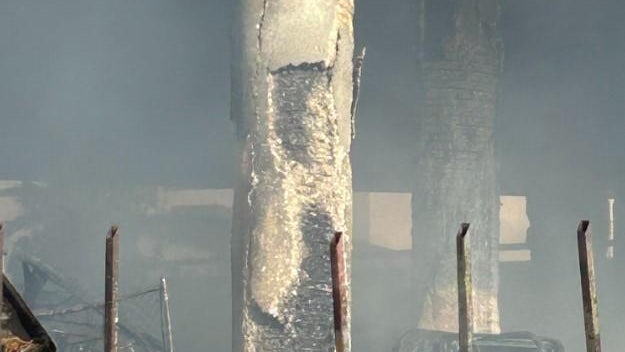 10 fwy downtown shut down due to fire. 