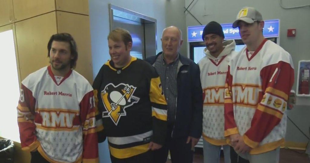 RMU Club Hockey and the Penguins team up to help Ronald McDonald House Charities