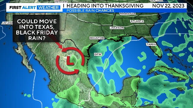 Chance of rain Monday followed by a warm week CBS Texas