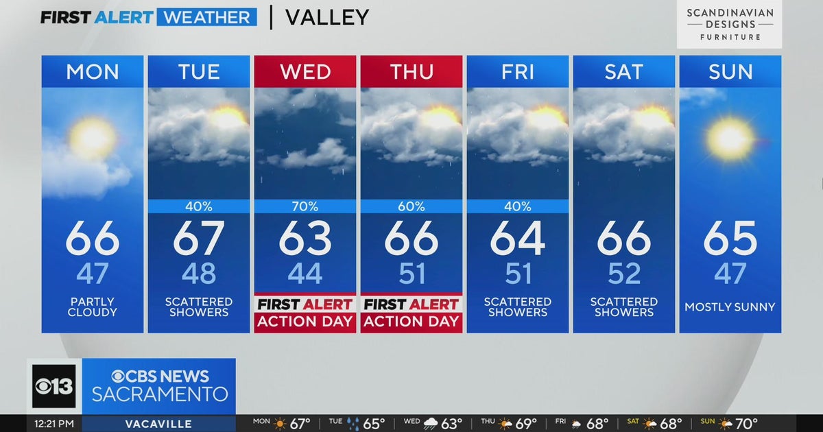Monday afternoon forecast - Nov. 13, 2023