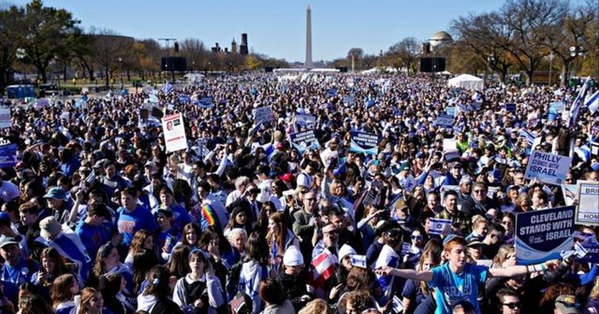 March for Israel rally underway in Washington, D.C. theglobalface