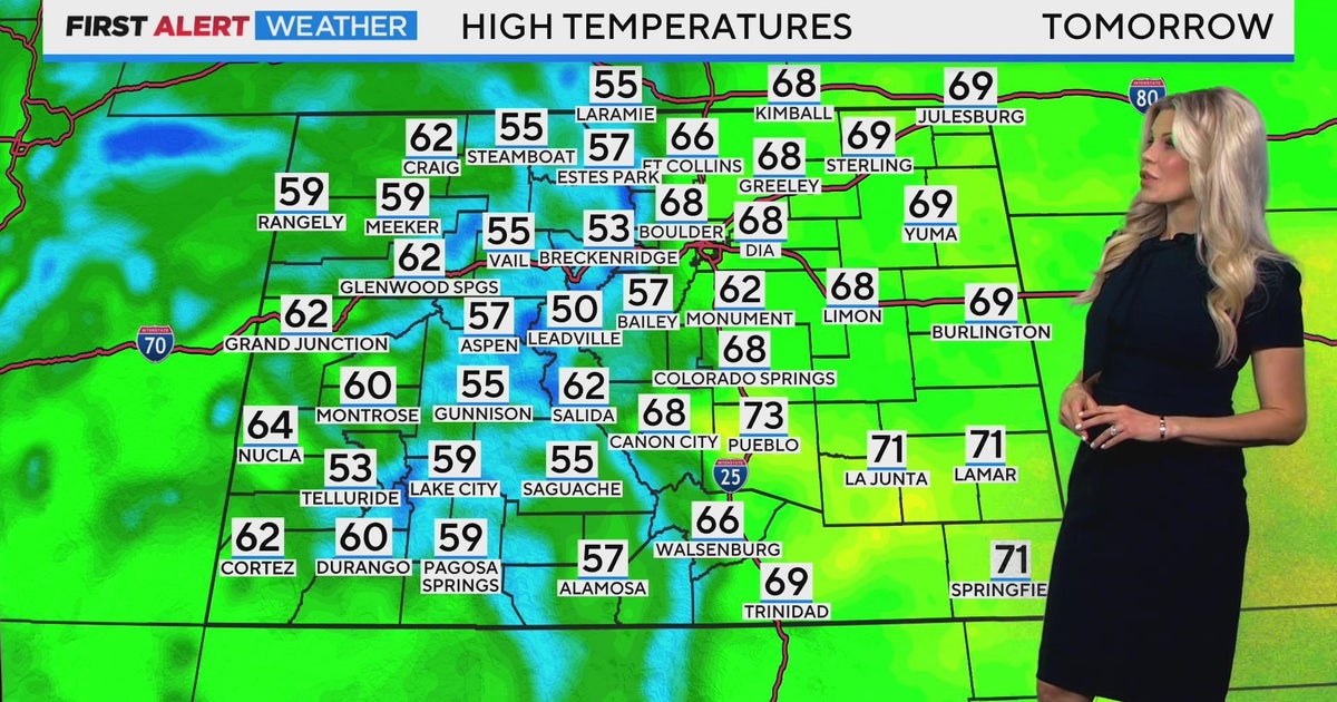 Well Above Normal Temperatures This Week - CBS Colorado