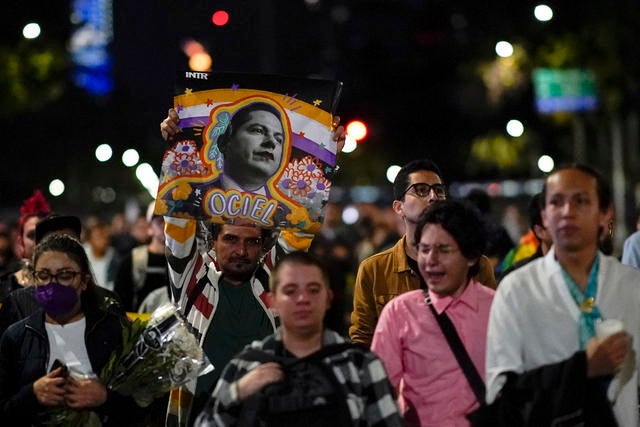 Thousands march for major Mexican LGBTQ+ figure Jesús Ociel Baena