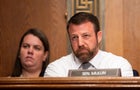 GOP Sen. Markwayne Mullin during a hearing of the Senate HELP Committee on Tuesday, Nov. 14, 2023. 