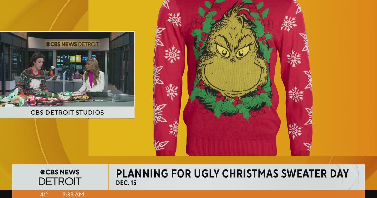 Planning ahead for Ugly Christmas Sweater Day CBS Detroit