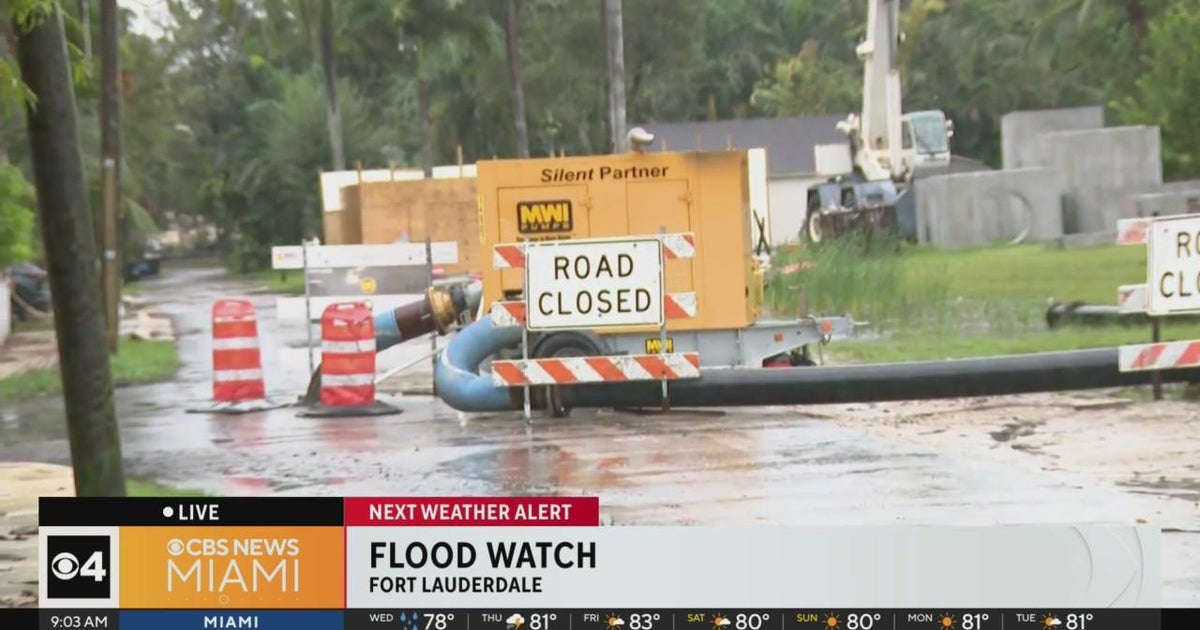 Fort Lauderdale Fire Rescue standing by to support in function of community flooding