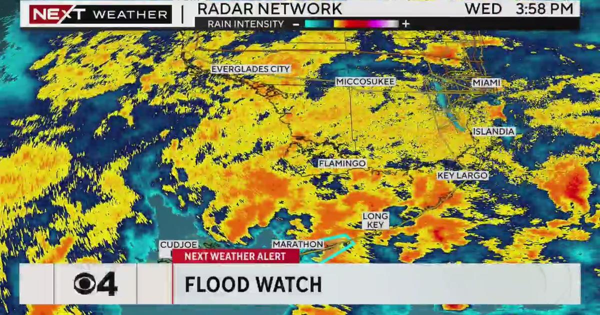 South Florida Under A Flood Watch - CBS Miami