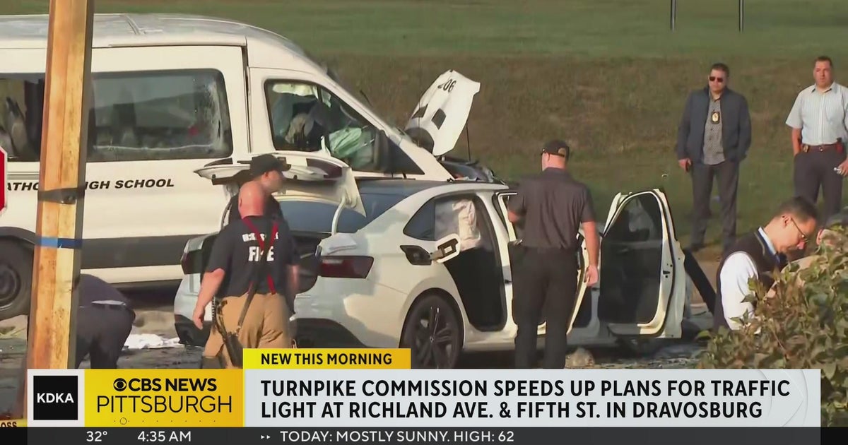 Traffic signal to be installed in Dravosburg near site of deadly crash