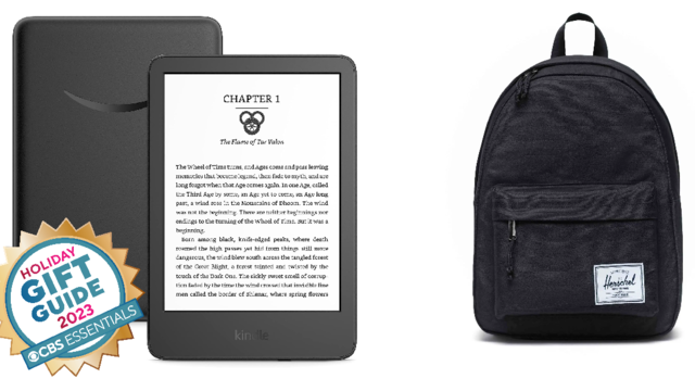Travel Gifts: Kindle and Herschel Backpack 