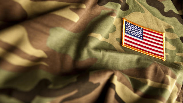 American Flag and Camoflage (Military Series) 