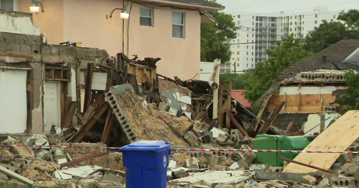 Two story Miami building collapsed Two story Miami building collapsed