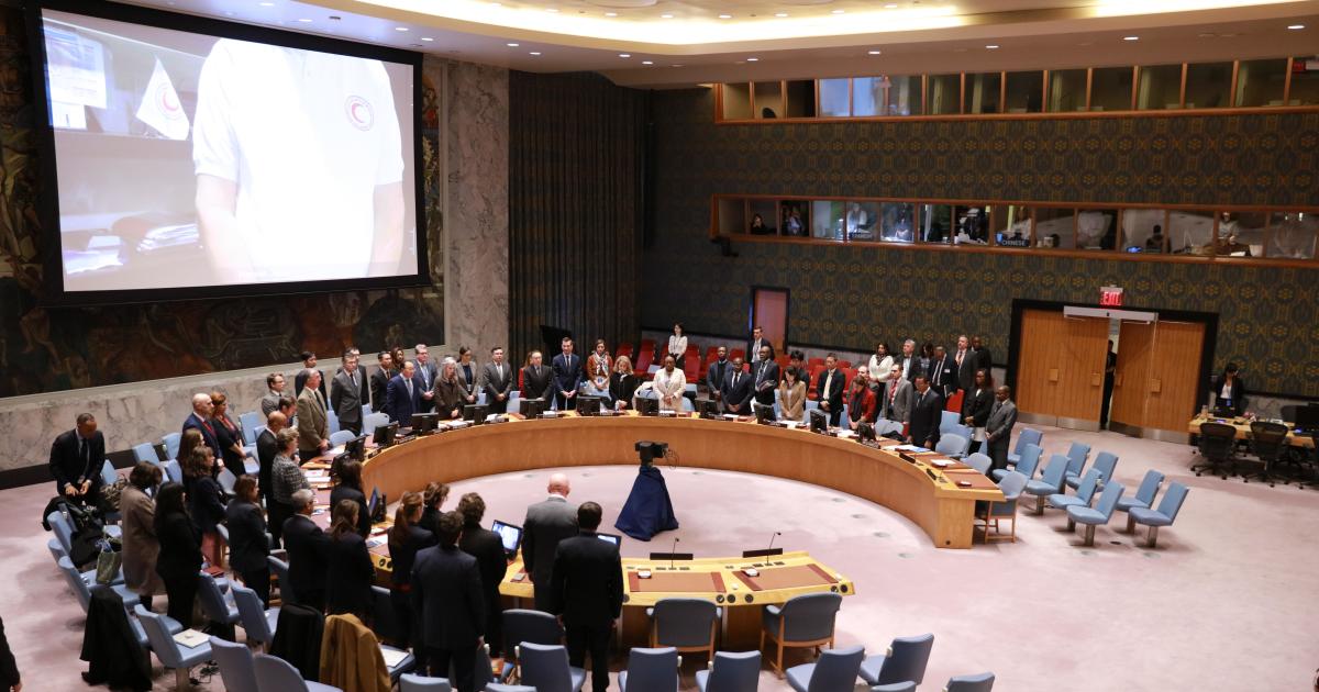 Объединените нации – Съветът за сигурност на ООН в сряда