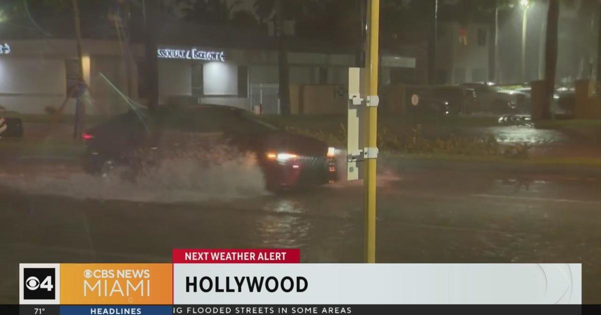 Davie, Hollywood, western Broward report street flooding