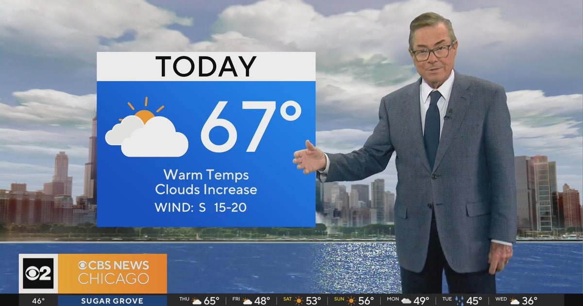Chicago First Alert Weather: Last day of warm temps - CBS Chicago