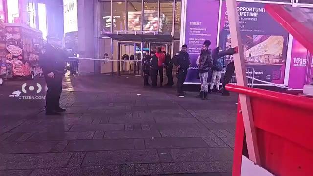 Police in Times Square 
