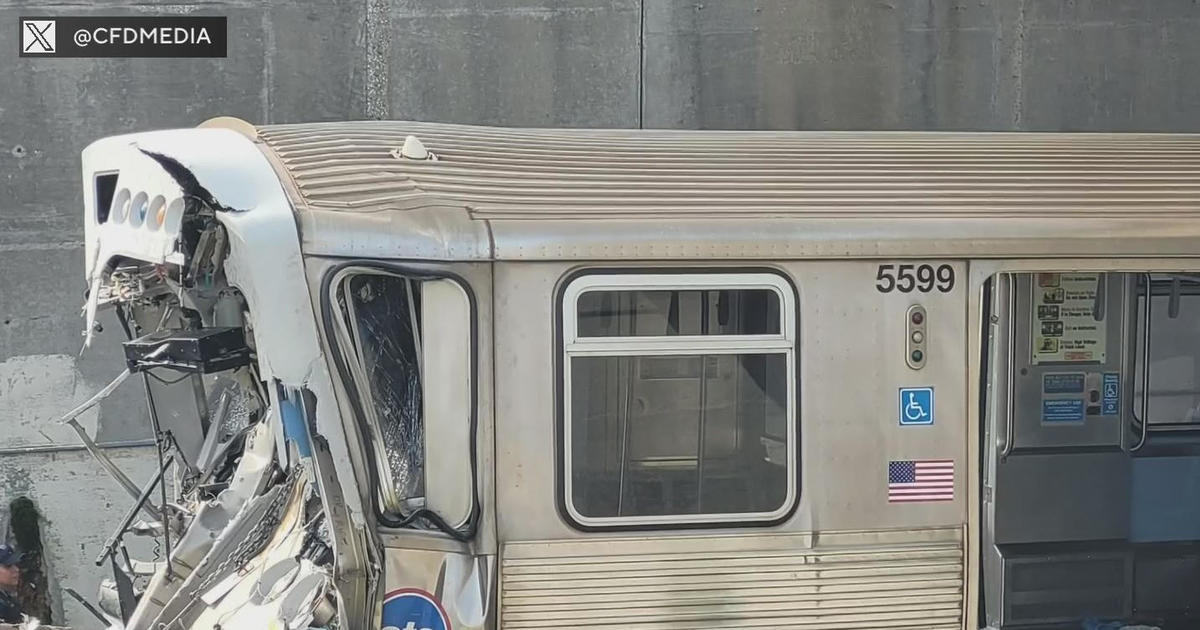 NTSB Investigators On Scene Of CTA Yellow Line Train Crash - CBS Chicago