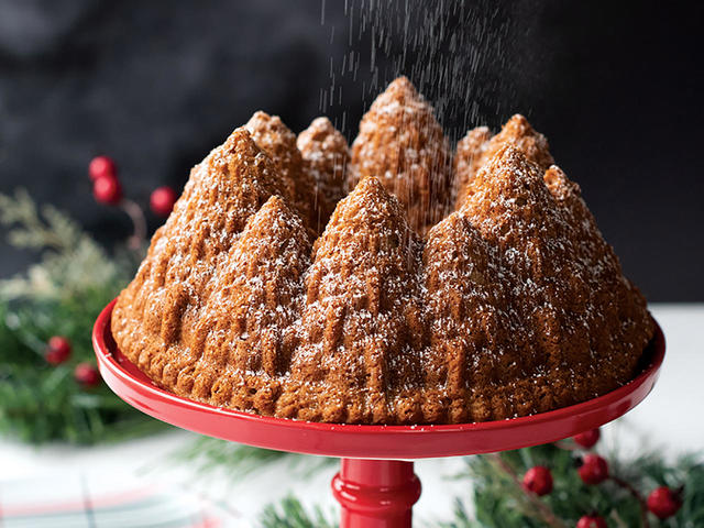 Home Cooking In Montana: Nordic Ware Christmas Tree Bundt PanSour Cream  Orange Chocolate Cake