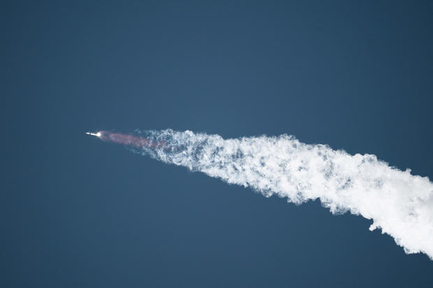 SpaceX's next-generation Starship spacecraft lifts off from launchpad 