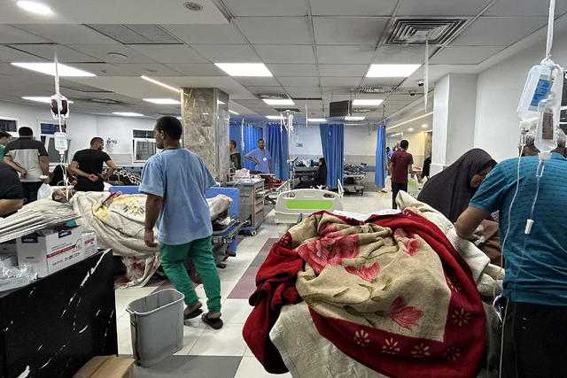 Panicked patients, medics flee Gaza hospital as Israel looks for