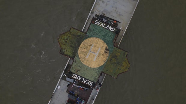 A bird's eye view of Sealand
