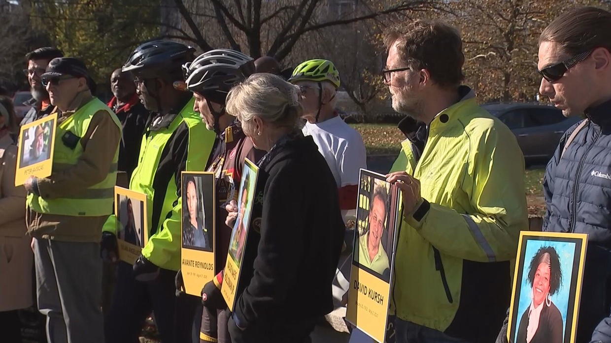 Cyclists commemorate lives lost on World Day of Remembrance for Road Traffic Victims CBS