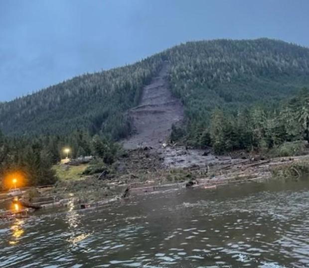 At least one dead, several missing after landslide in remote Alaskan town 