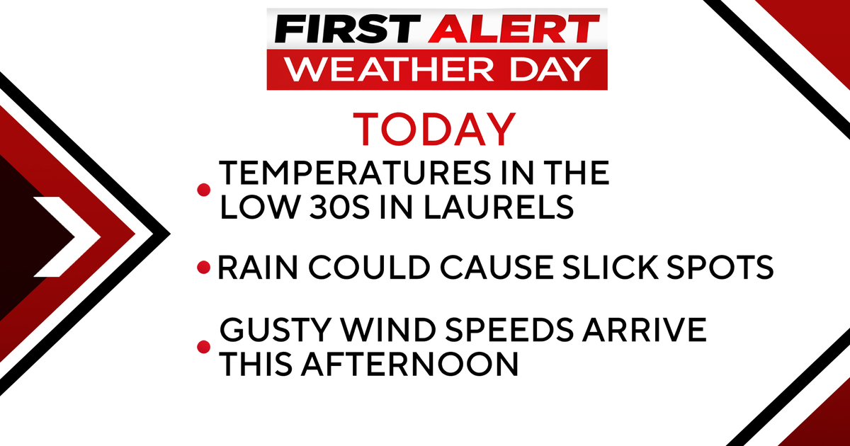 First Alert Weather: Rain expected through at least 5 p.m. Tuesday ...